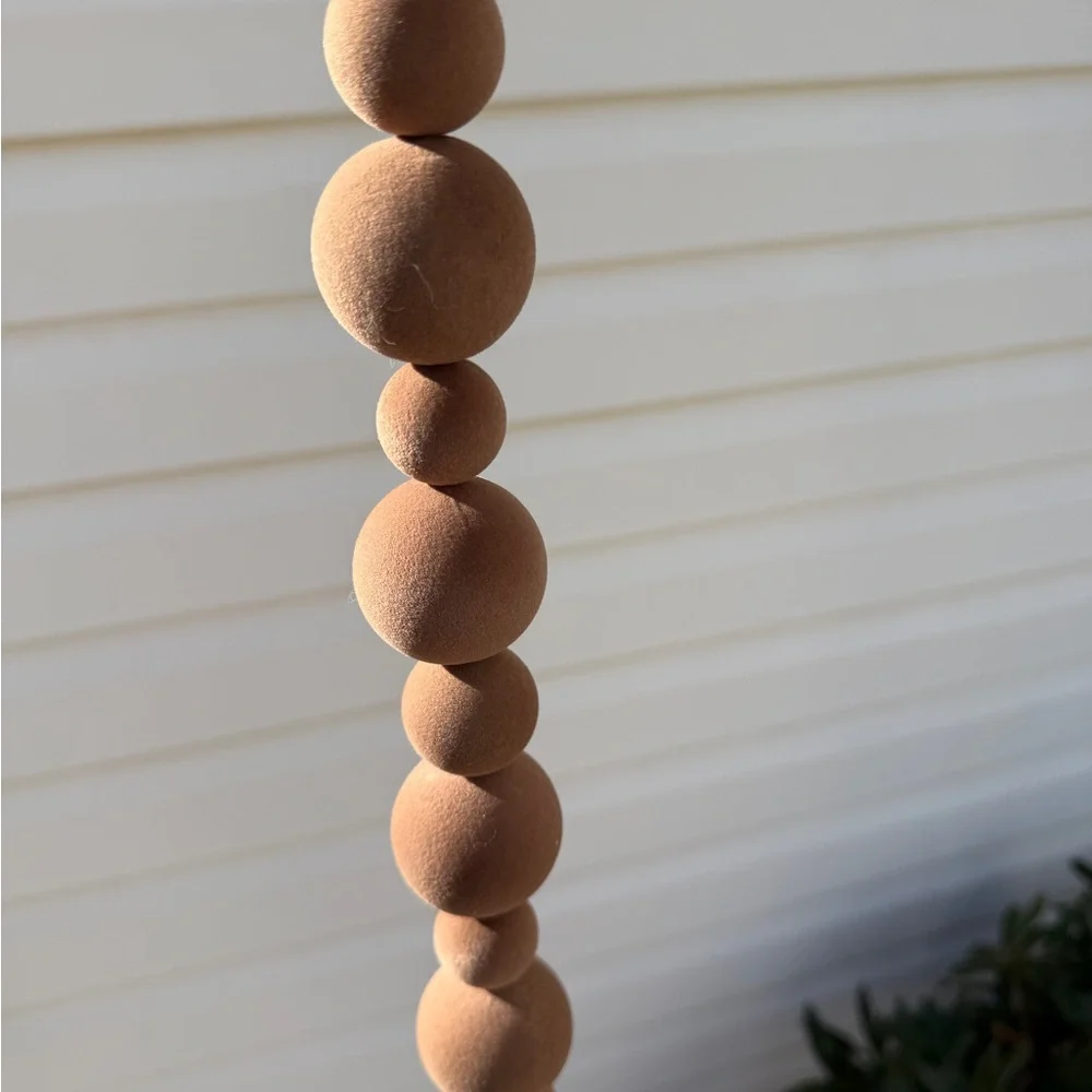 Hobby Lobby Brown Flocked Garland - NWT